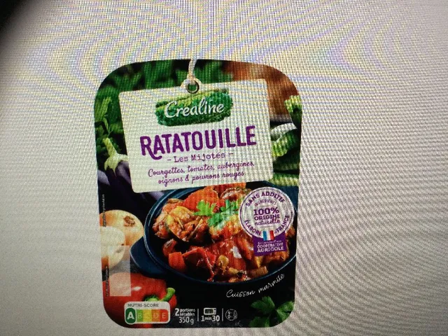 Ratatouille Mijotée CREALINE 3,85€ prenez-en 3 payez en 2