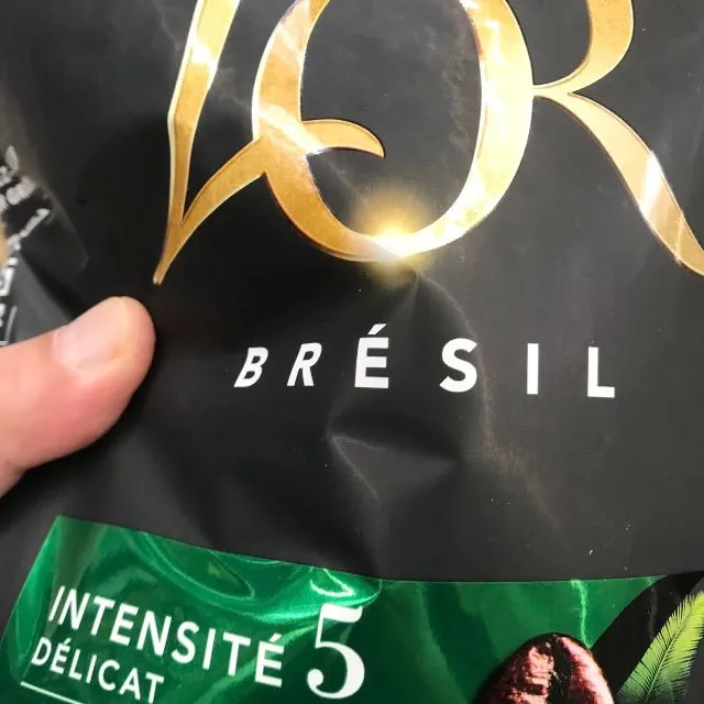 Café en grains Brésil intensité 5 délicat L'OR