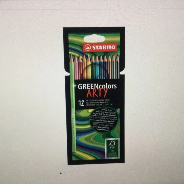 Crayon de couleurs Greencolors x12 STABILO
