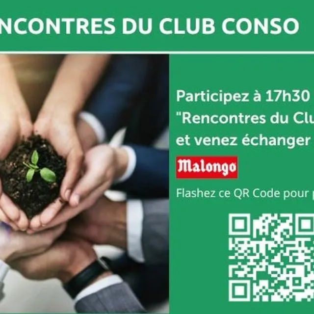 Participez à 17h30 aux "Rencontres du Club Conso" et venez échanger avec Malongo 🙌