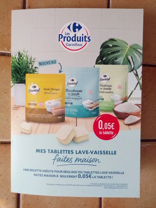 Carrefour Essential : Réaliser ses pastilles de lave-vaisselle pour 0.05€ la tablette - 6