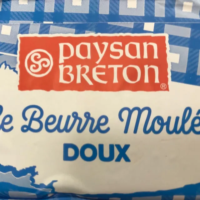 Beurre Doux Moulé PAYSAN BRETON