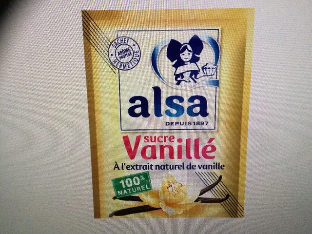 Sucre vanillé ALSA en promo 1,95€ les 12 sachets 100% naturel