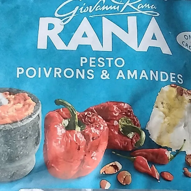 Pâtes fraîches Ravioli Pesto Rosso Tomates séchées et Pignons RANA
