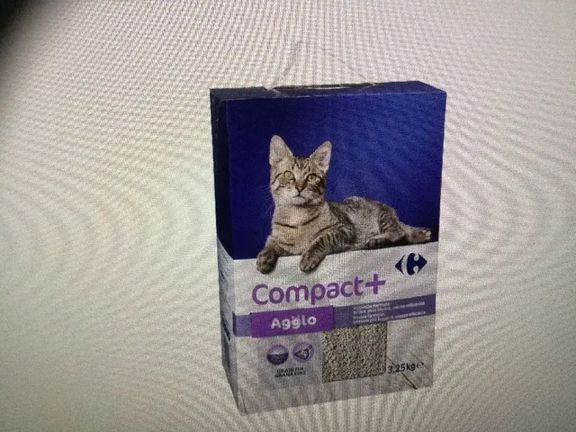 Litière pour chat compact+ CARREFOUR 5,09€ le 2ème à -50%