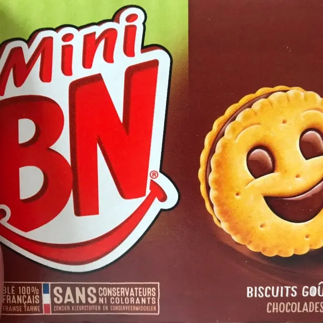 Biscuits mini goût chocolat BN