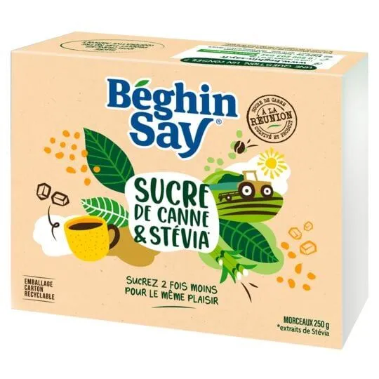 Sucre de canne Stevia