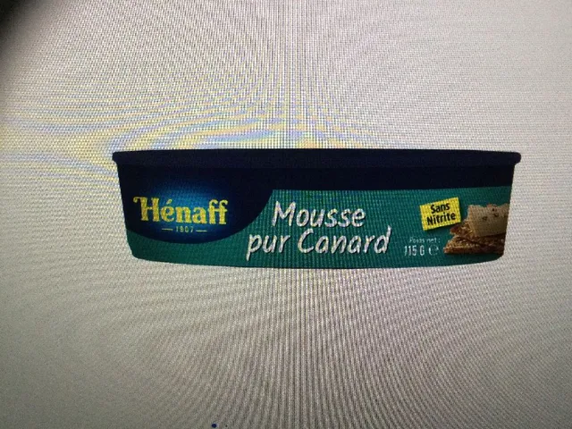 Mousse de canard qualité supérieure HENAFF promo -15% soit 1,86€