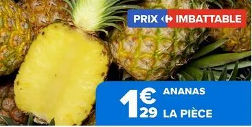 Profitez  d'un « Prix Imbattable » sur les Ananas 🍍